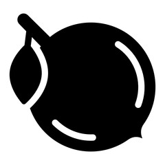 
Glyph icon of mundu fruit, editable vector 
