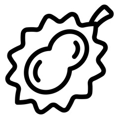 
Trendy editable icon of jackfruit, nutritious fruit 
