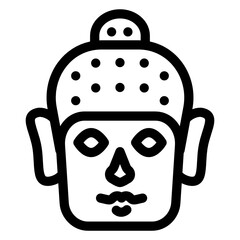 
Indoneisan man wearing beanie cap, editable vector 
