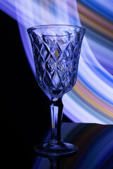 light painting vine-glass photography