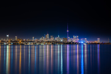 City of Toronto at night