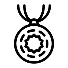 
Pendant vector in editable style 
