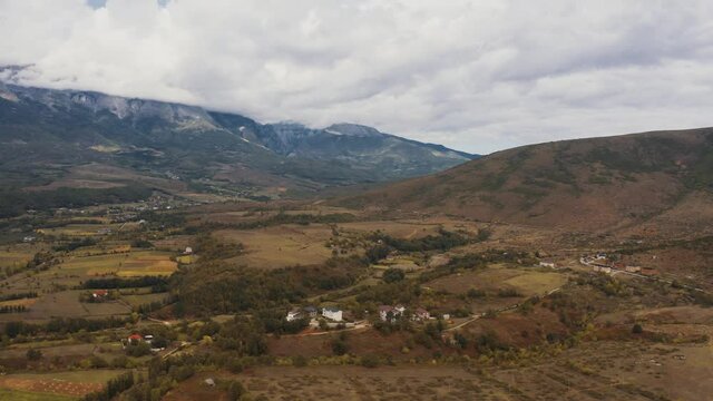Aerial, SH23 Towards Fierza And Valbone Valley, Albania