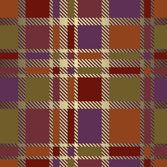 Plaid checkered tartan luxury multicolored seamless pattern