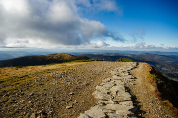 path in mountains
