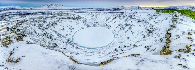 Volcan invierno © Dani Sanz