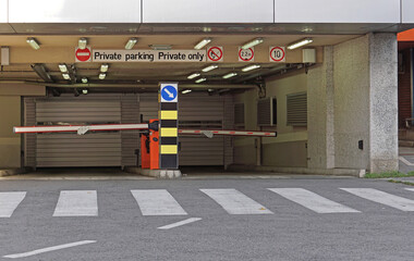 Private parking only