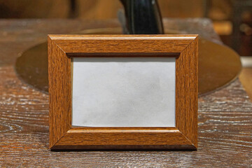 Wood frame desk