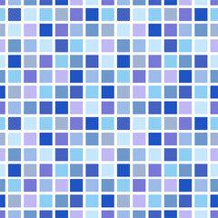 Blue mosaic tiles. Texture background. Tiles made of mosaic