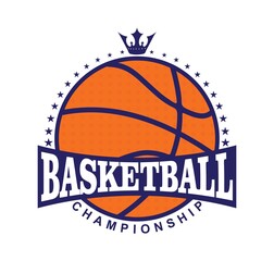 basketball logo for sport team, Vector illustration
