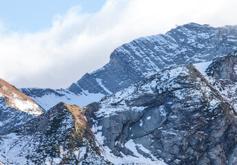 Rocks of the Caucasian ridge Mountains