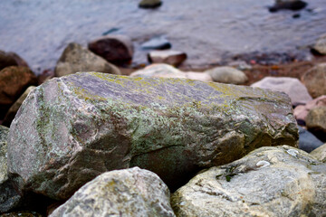 stones on the beach