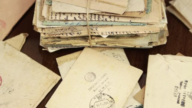 Postal correspondence of wartime 1940s
