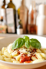 pasta with tomato sauce