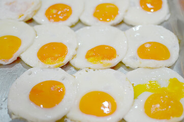 Fried eggs