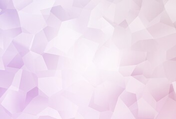 Obraz premium Light Purple vector texture with abstract forms.