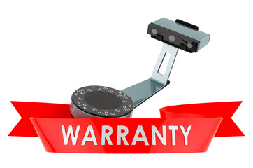 3D scanner warranty concept. 3D rendering
