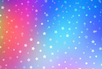 Light Multicolor vector pattern in Christmas style.
