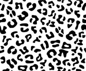 Vector illustration of the leopard skin texture