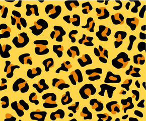 Fototapeta na wymiar Vector illustration of the leopard skin texture