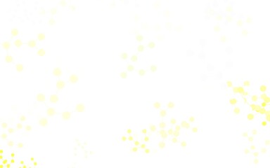 Light Green, Yellow vector texture with artificial intelligence concept.