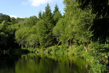Das Naturschutzgebiet Lange Rhön in der Kernzone des Biosphärenreservat Rhön, Bayerischen Rhön, Landkreis Rhön-Grabfeld, Unterfranken, Bayern, Deutschland