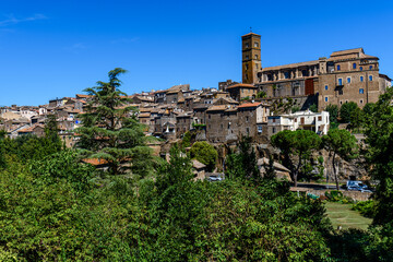 Fototapeta na wymiar Sutri, borgo etrusco in Tuscia, Lazio, Viterbo, Italia