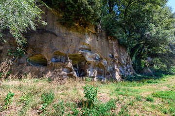 Sutri, borgo etrusco in Tuscia, Lazio, Viterbo, Italia