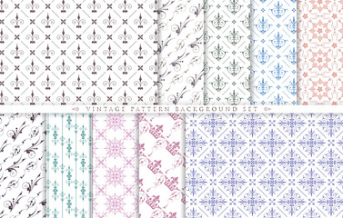 Vintage ornament. seamless pattern background.