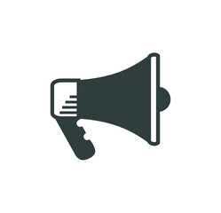 Megaphone icon vector, line icon style, modern and simple symbol for web and apps.