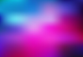 Light Pink, Blue vector blurred and colored pattern.