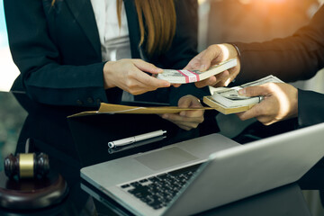 person working on computer