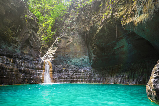 The beautiful waterfall of sumba island