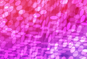 Light Purple, Pink vector template with circles.