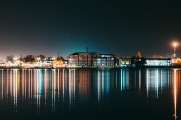 light reflection on water