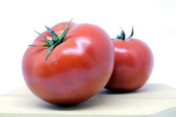 tomato on a white background