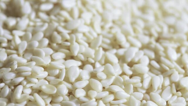 A pile of white sesame