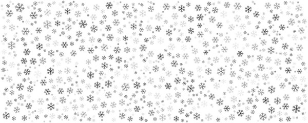 Gold white christmas background with snowflakes and star. Vector illustration doodle seamless pattern