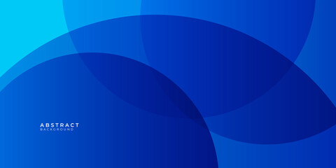 Blue abstract background with dark blue circles