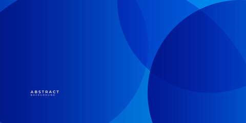 Blue abstract background with circle element shapes