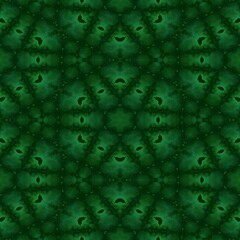 Pattern mosaic kaleidoscopic seamless generated texture, ornament, fragile, fractal, material, abstract render background