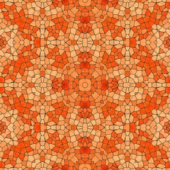 Pattern mosaic kaleidoscopic seamless generated texture, ornament, fragile, fractal, material,...