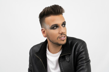 Obraz premium Jesus fashion makeup young beauty male