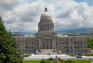 Naklejka premium The Capitol building, Boise, Idaho, US.