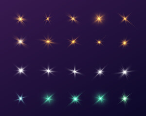 
A set of light effects for illustrations and backgrounds.