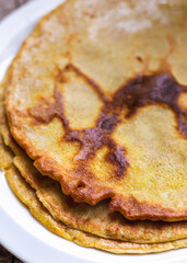 Three pancakes