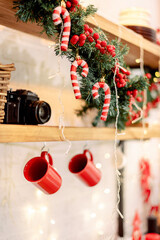 christmas tree and decorations