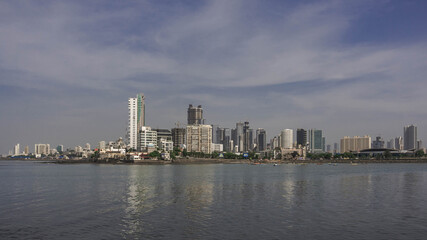 Fototapeta na wymiar Bustling Mumbai is India's largest city and financial center