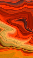 Abstraction from a mixture of different colors.