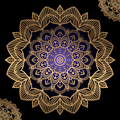 Luxury Elegant Mandala Vector Background Design Template. Mandala Islamic background Vector. Premium Mandala Vector Background For Flyer, Brochure, Business Card, Poster, Banner, Corporate Poster etc.